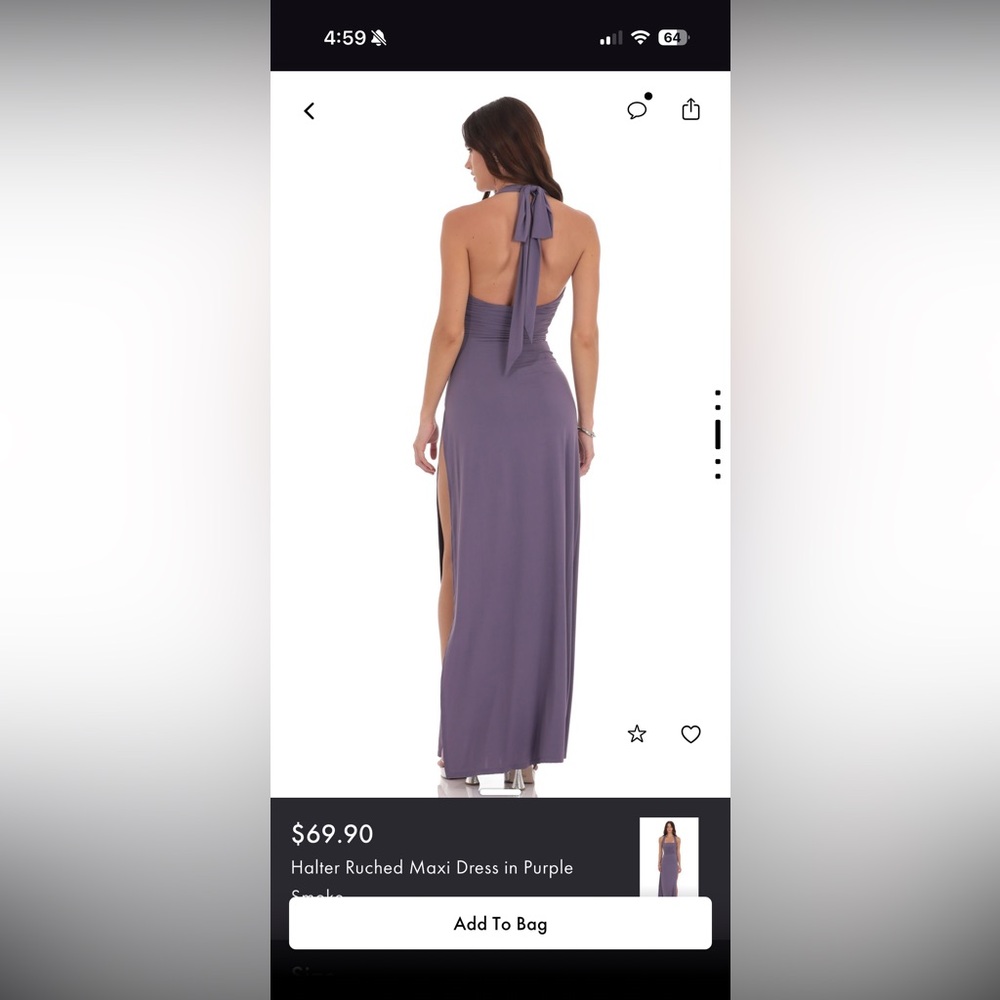 Purple Maxi Dress